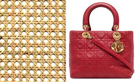 basic pattern for dior handbag|Dior cannage pattern.